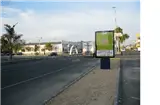 Mupis en la avenida de Pinatar, eje comercial de entrada al centro de San Javier